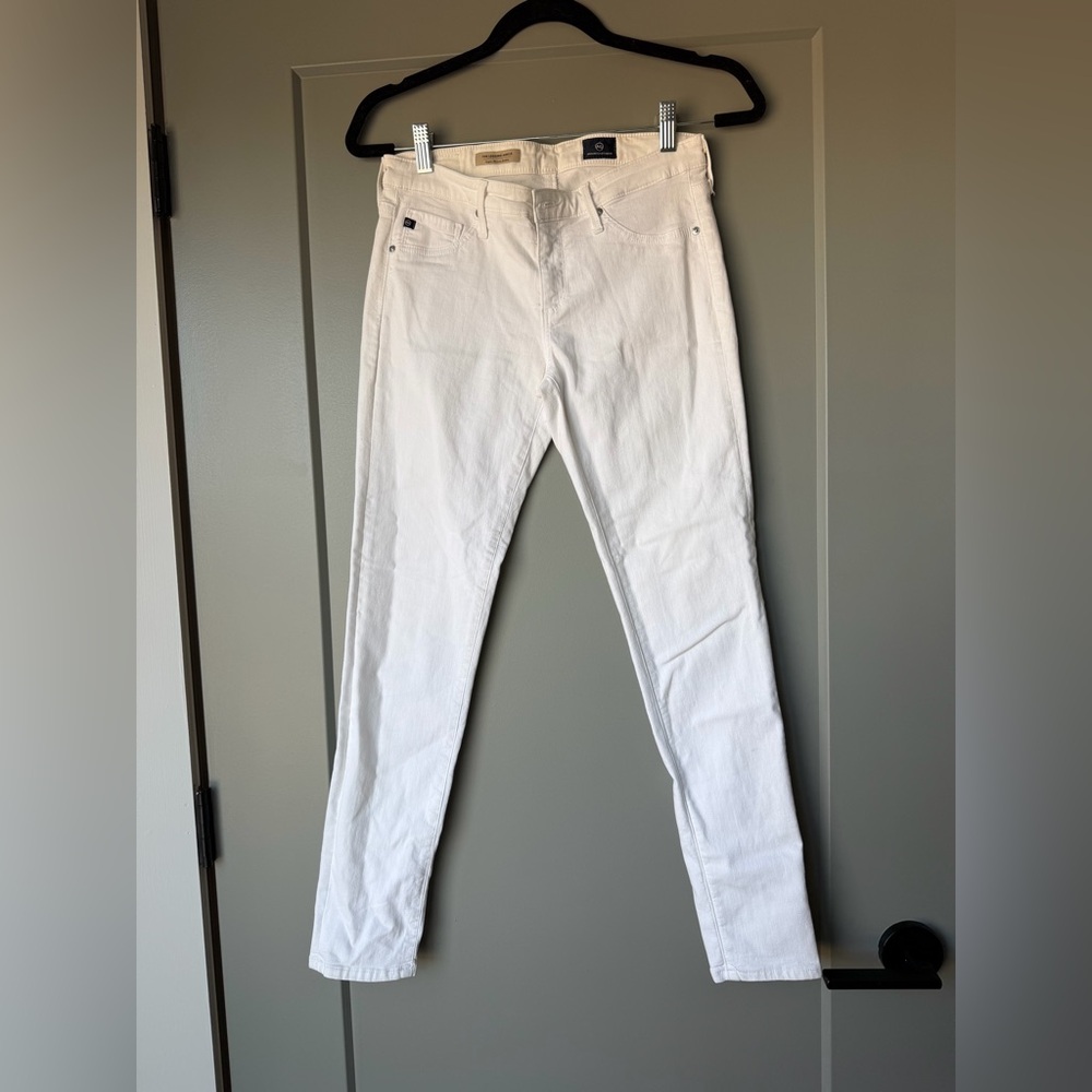 AG Adriano Goldschmied Women's Cream Skinny Jeans